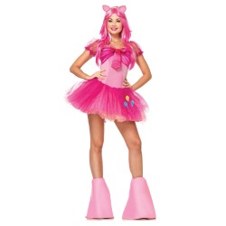 Fantasia Feminina My Little Pony Rosa Pink Adulto