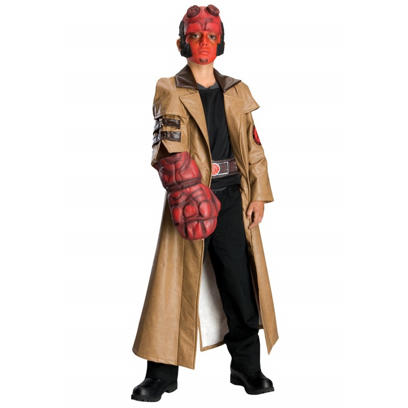 Fantasia Infantil Hellboy Meninos Carnaval Halloween