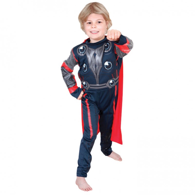 Fantasia Infantil Thor Meninos Carnaval Halloween