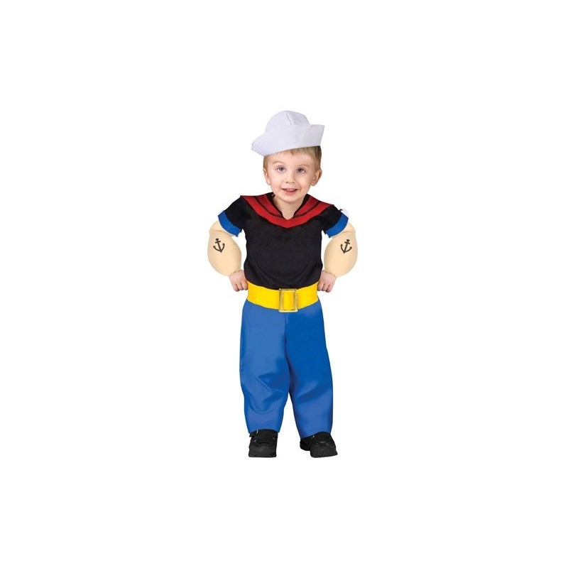 Fantasia Infantil Popeye Meninos Halloween Carnaval