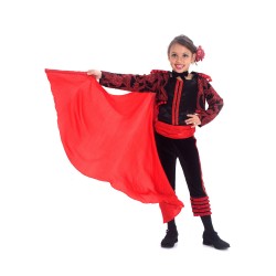 Fantasia Infantil Toureira para Meninas Halloween Carnaval