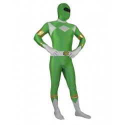 Fantasia Power Ranger Verde Adulto Festa Halloween