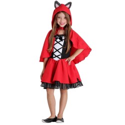 Fantasia Infantil Chapeuzinho Vermelho Meninas Festa Halloween