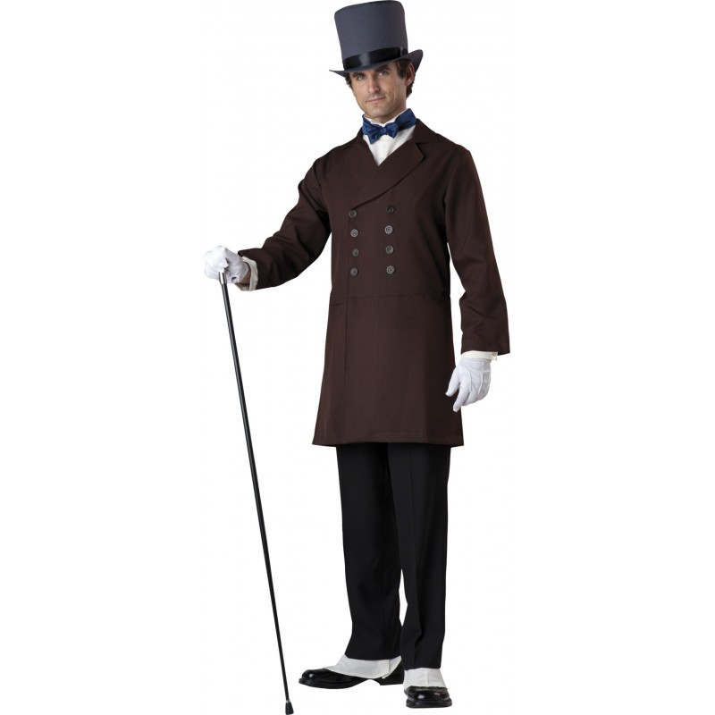 Fantasia Masculina Gentleman Vitoriano Festa Halloween Carnaval