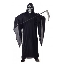 Fantasia Masculina Ceifador Morte Festa Halloween Carnaval