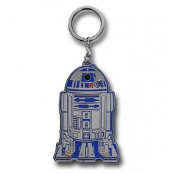 Chaveiro Geek Star Wars R2D2 Aço Inoxidável