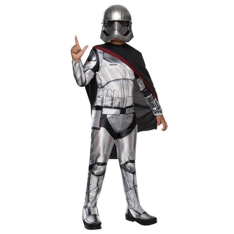 Fantasia Infantil Capitão Phasma Star Wars O Despertar da Força Halloween Carnaval