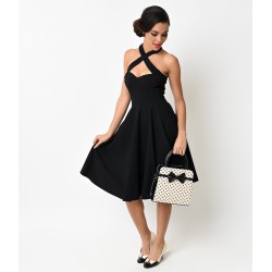 Vestido Flare Estilo Anos 50 Saia Godê Comprimento Médio Importado